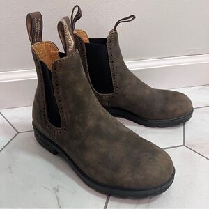 Blundstone High-Top 1351 Rustic Brown Chelsea Boot Size 7.5 Women's